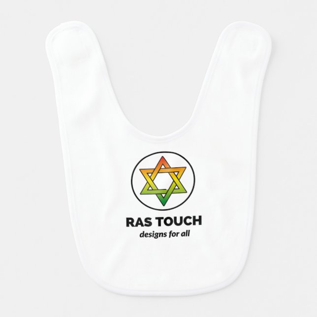 Ras Touch Star - Baby Bib (Front)