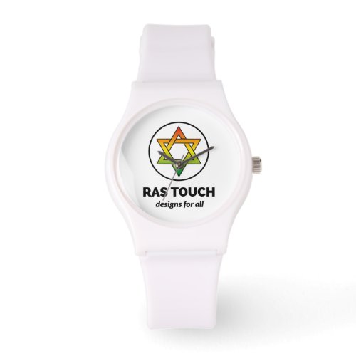 Ras Touch Star _ Sporty White Silicon Watch