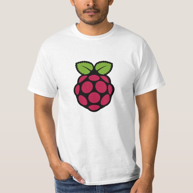 Rasberry Pi / Raspbian Linux T-Shirt (Front)