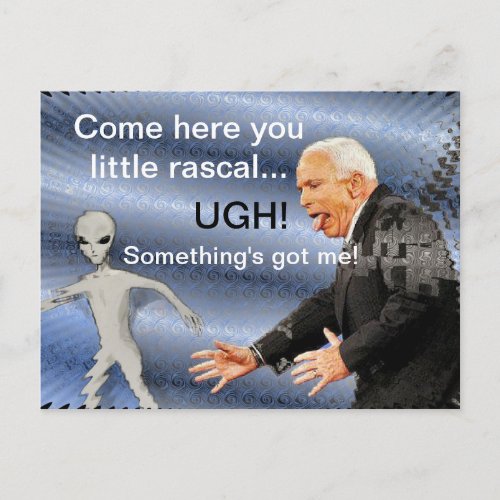 Rascal Alien Postcard