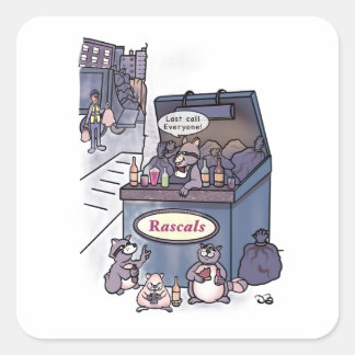 Rascals  square sticker