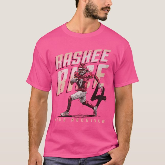 Rashee Rice  Kansas City Stripes T-Shirt (Front)