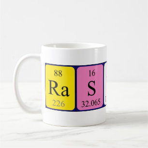 Rashid periodic table name mug