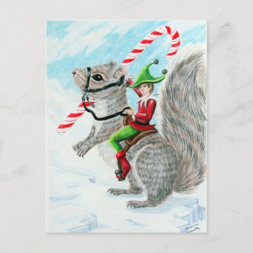 Rasing Cane Christmas Holiday Postcard