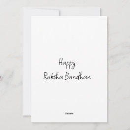 Raskha Bandhan Holiday Card