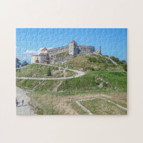 Rasnov Citadel view puzzle
