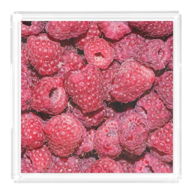 Raspberries Acrylic Tray (Large)