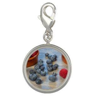 Raspberries and Blueberries Charm