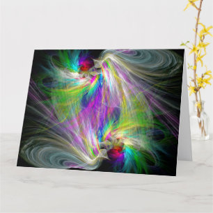 Raspberries and Doves Blank BIG Card