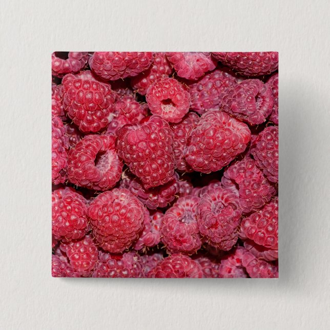 Raspberries Button (Front)