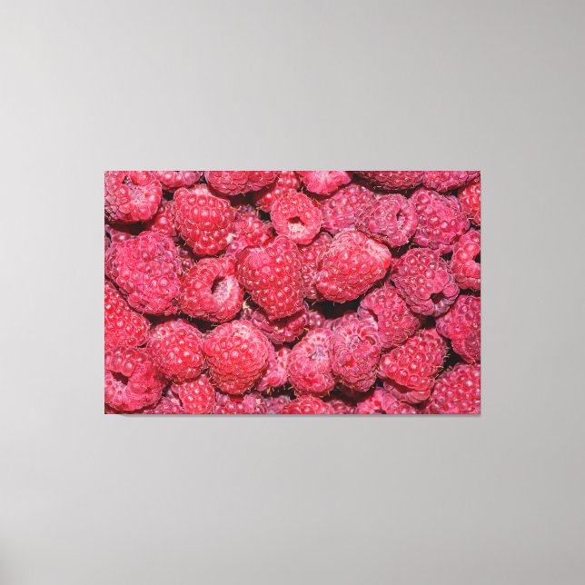 Raspberries Canvas Print (Front)