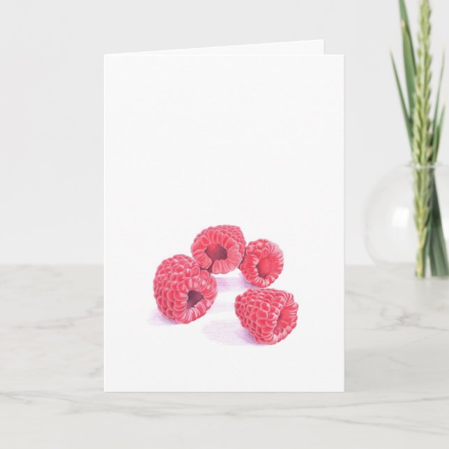 Raspberries Card (Front)