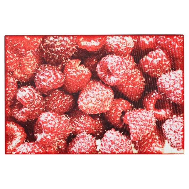 "Raspberries Fruit" Cute Photo. Buy Now Metal Print (Front)