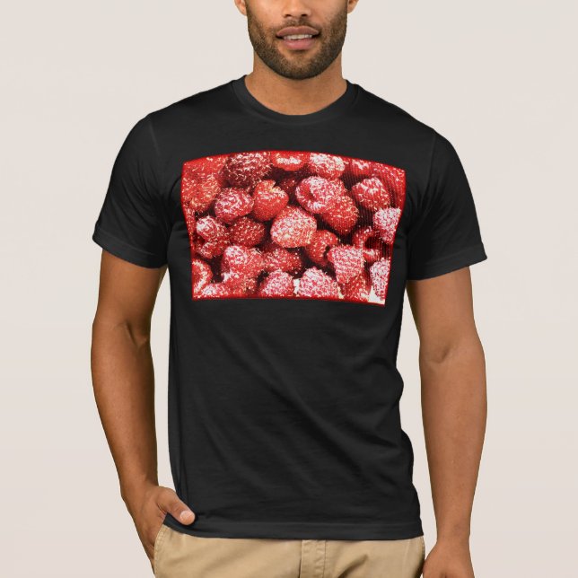 "Raspberries Fruit" Cute Photo. Buy Now T-Shirt (Front)