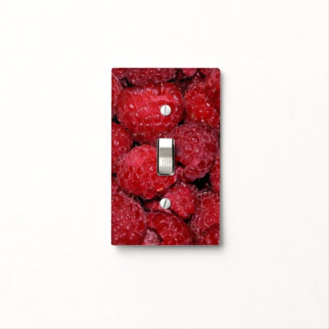 Raspberries Light Switch Cover (In Situ)