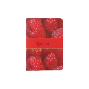 Raspberries Passport Holder