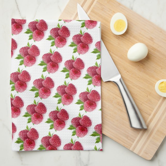 Raspberries Towel (Quarter Fold)