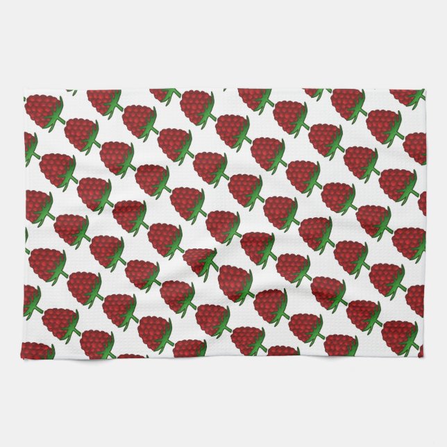 Raspberries Towel (Horizontal)