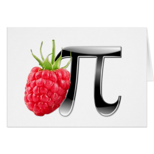 Raspberry and Pi symbol Cards (Front Horizontal)