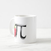 Raspberry and Pi symbol Coffee Mug (Front Left)