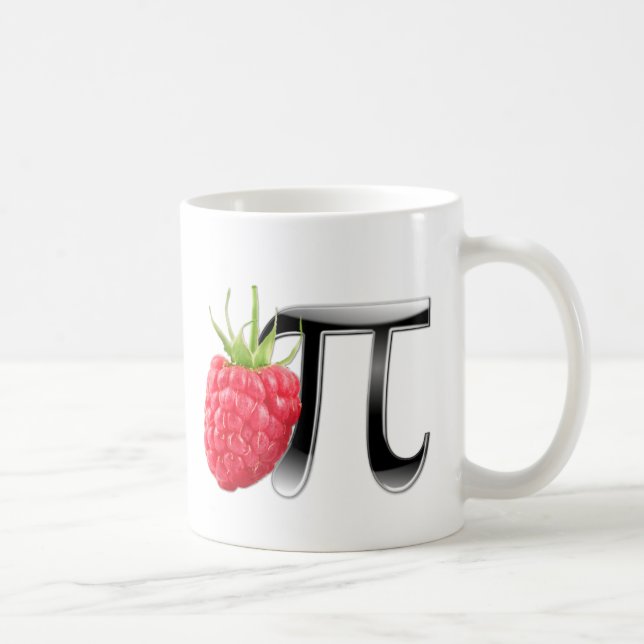 Raspberry and Pi symbol Coffee Mug (Right)