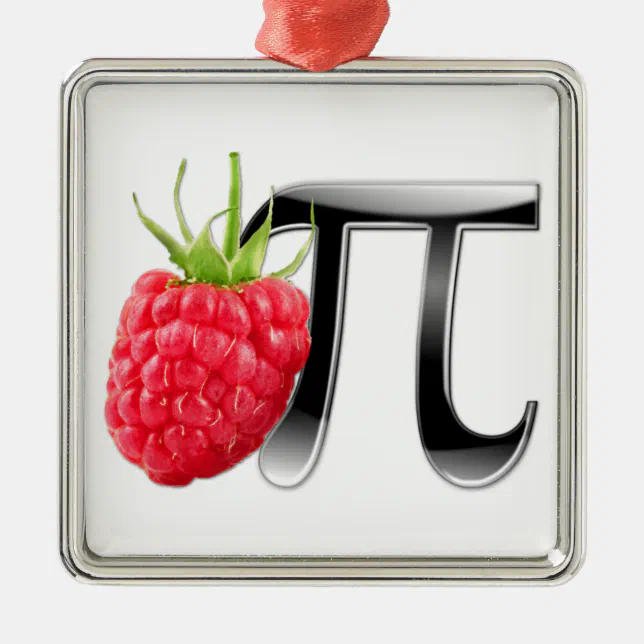 Raspberry Pi Simbol Raspberry and Pi symbol Metal Ornament | Zazzle