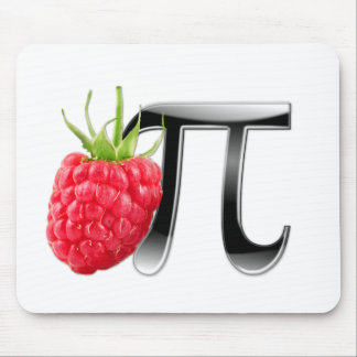 Raspberry and Pi symbol Mouse Pad