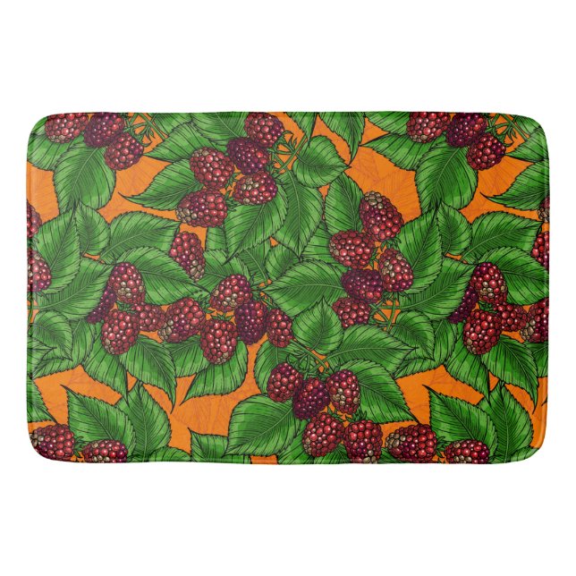Raspberry Bath Mat (Front)