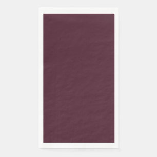 Raspberry Burgundy, Solid Burgundy Paper Guest Towels