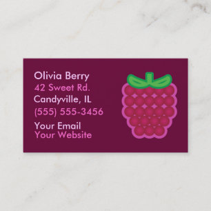 Raspberry Business Cards