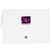 Raspberry Butterfly Cards (Back Horizontal)