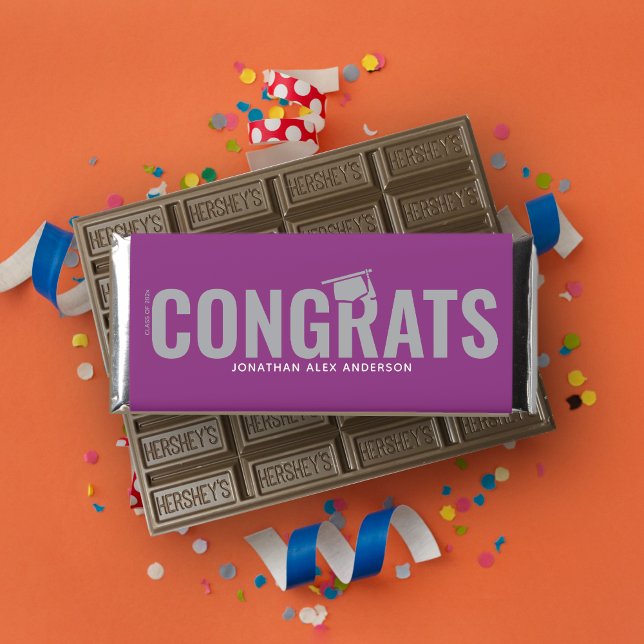 Raspberry Chocolate Bar Graduation Favor (Creator Uploaded)