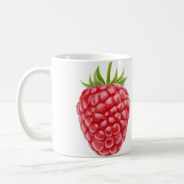 Raspberry Coffee Mug (Left)