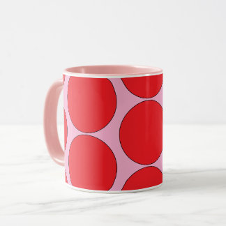 "RASPBERRY-CREME" POP-ART 11 OZ. COFFEE MUG