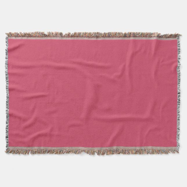 Raspberry Delight Throw Blanket (Front)