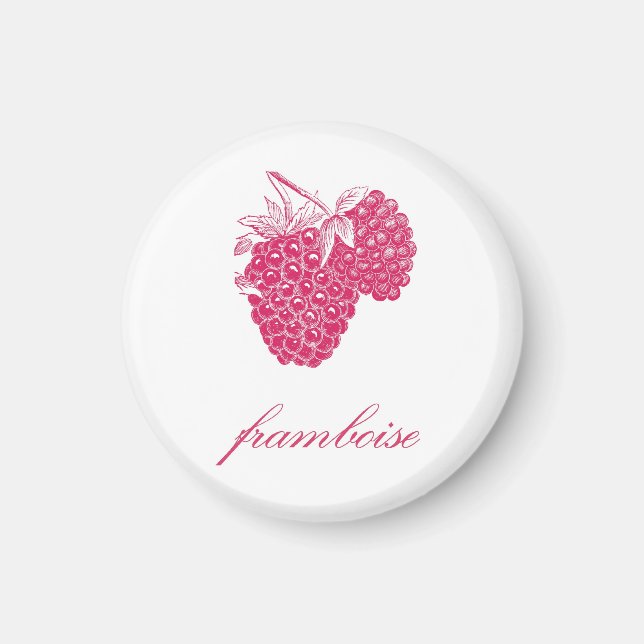 Raspberry (Framboise) Magnet (Front)