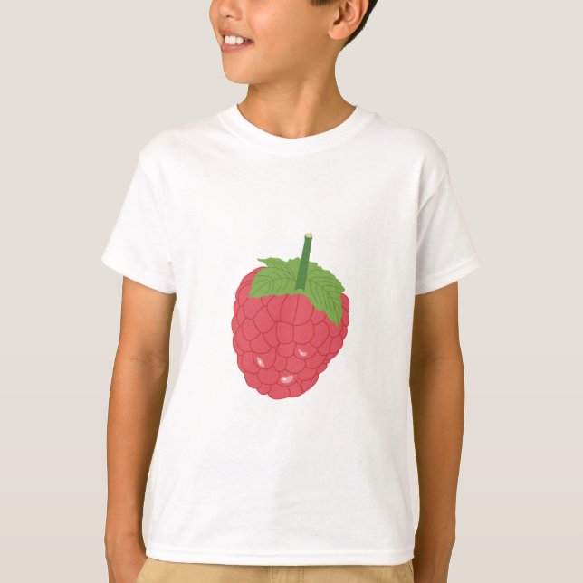 Raspberry Fruit Design T-Shirt (Front)