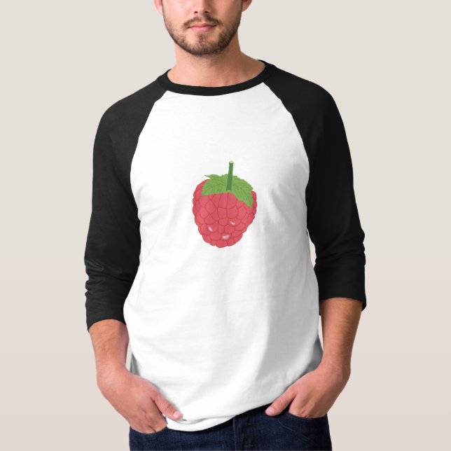 Raspberry Fruit Design T-Shirt (Front)