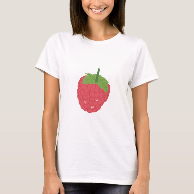 Raspberry Fruit Design T-Shirt (Front)