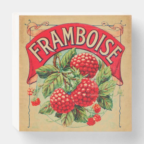 Raspberry fruit strawberry raspberry s wooden box sign