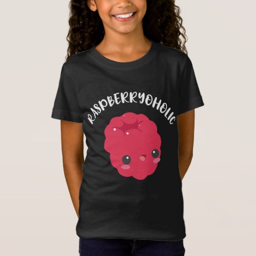 Raspberry Funny Raspberryoholic Fruit Raspberry Lo T_Shirt