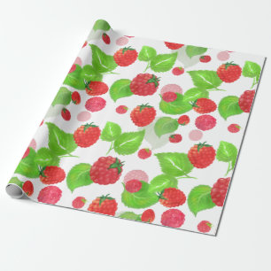 raspberry gift paper for watercolor