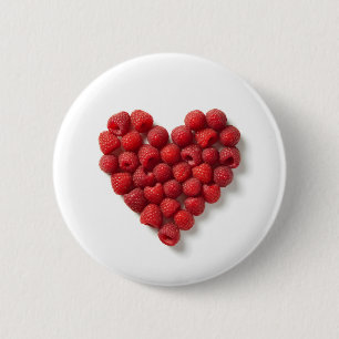 Raspberry Heart Button