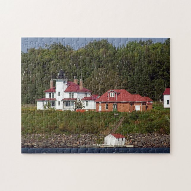 Raspberry Island Lighthouse 2 Jigsaw Puzzle (Horizontal)
