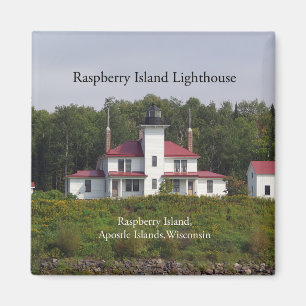 Raspberry Island Lighthouse magnet