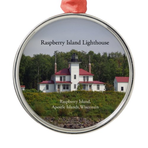 Raspberry Island Lighthouse ornament