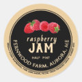 Raspberry Jam Classic Round Sticker | Zazzle