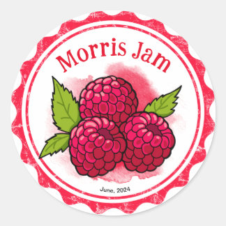 Raspberry Jam label
