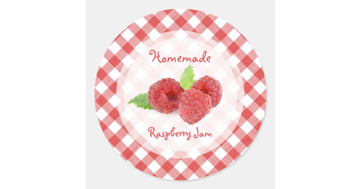 Raspberry Jam sticker | Zazzle
