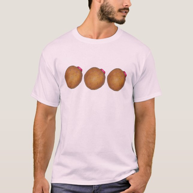 Raspberry Jelly Donut Doughnuts Tee Shirt (Front)